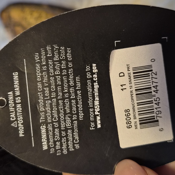 Laredo Men's Western Snake Print Cowboy Boot Sz 11 D Dan Post Boots New - Picture 6 of 6